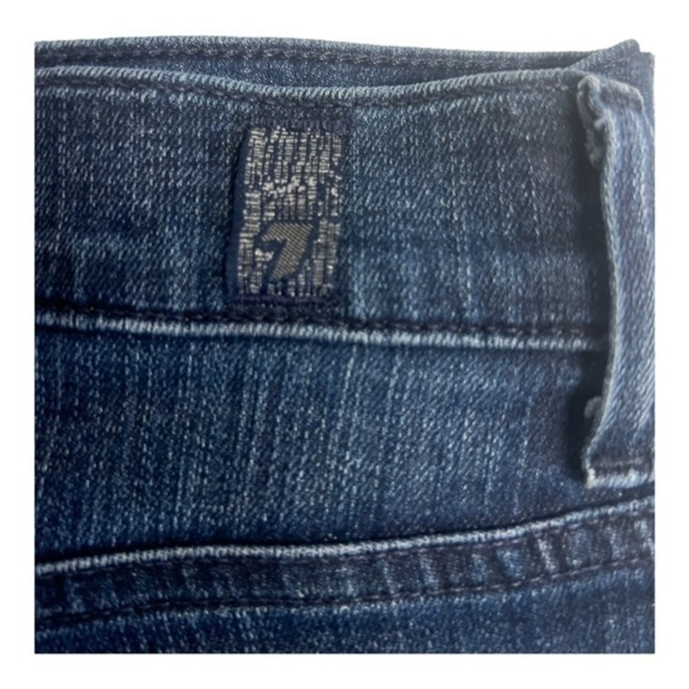 7 FOR ALL MANKIND Slimmy Mens Jeans Size 38x33 Blue Relaxed Fit - Picture 3 of 6